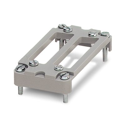 HC-B 10-ADP/2 DSUB 25    D-SUB adapter plate, for two D-SUB connectors, no. of positions 25, housing series HC-B 10...