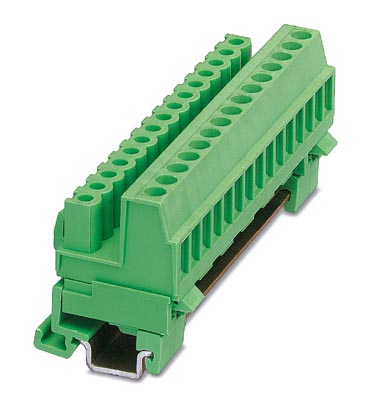 MSTBVK 2,5/15-ST-5,08    Plug component, Nominal current: 12 A, Nom. voltage: 320 V, Pitch: 5.08 mm, Number of positions: 15, Connection type: Screw c