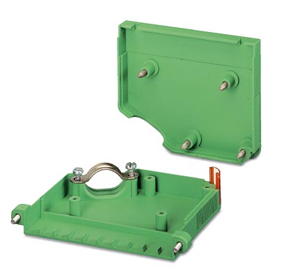 KGS-PC 4/ 9-F    Cable housing for PCB connectors, Pitch: 7.62 mm, Number of positions: 9, Dimension a: 70.98 mm, Color: green