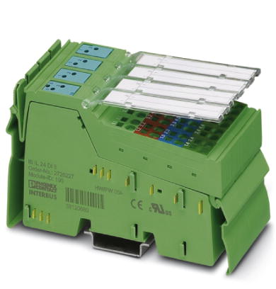 IB IL 24 DI 8/T2-PAC    Inline digital input terminal block, complete with accessories (connector and labeling field), 8 inputs, input in acc. with EN