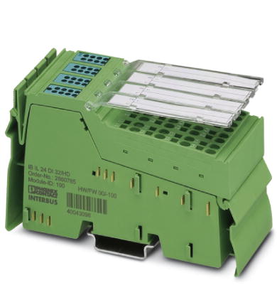 IB IL 24 DI 32/HD-NPN-PAC    Inline digital input terminal , complete with accessories (plug connector and labeling field), 32 inputs, 24 V DC, npn-wi
