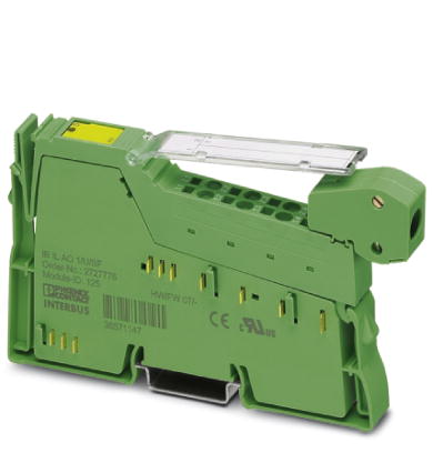 IB IL AO 1/U/SF-PAC    Inline analog output terminal block, complete with accessories (plug connector and labeling field), 1 output, 0 - 10 V, 2-wire