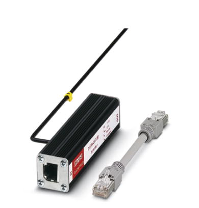 D-LAN-CAT.5E    RJ-45 attachment plug with surge protection for LAN interfaces for inserting in the data line, incl. RJ45 cable