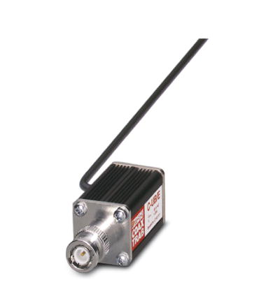 C-UB/E    Attachment plug with surge protection, for coaxial signal interfaces with floating shield. Connection: BNC female/male connector