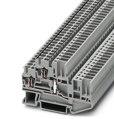 STTB 2,5/2P-PV    Pluggable spring-cage modular terminal block, Cross section: 0.08 mm? - 4 mm?, AWG