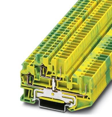 STTB 2,5/2P-PE    Pluggable spring-cage modular terminal block, Cross section: 0.08 mm? - 4 mm?, AWG