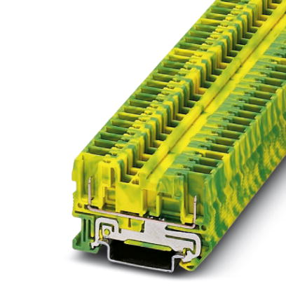 ST 4/ 2P-PE    Pluggable spring-cage modular terminal block, Type of connection: Plug connection, Cr