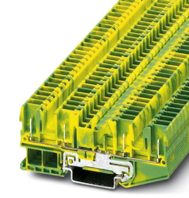 ST 2,5-QUATTRO/4P-PE    Pluggable feed-through modular terminal block, Type of connection: Plug conn