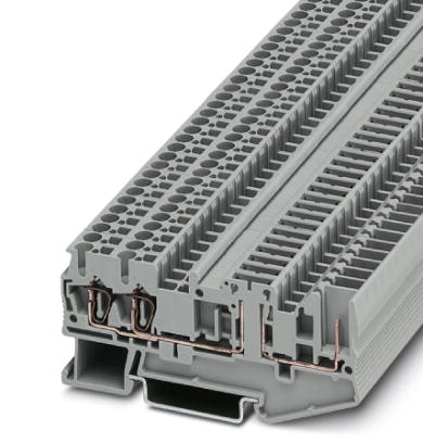 ST 2,5-TWIN-TG/1P    Pluggable spring-cage basic terminal block, Connection type: Special and hybrid