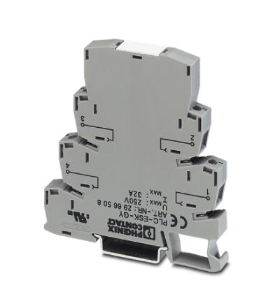 PLC-ESK GY    Power terminal block, for the input of up to four potentials, for mounting on NS 35/7.