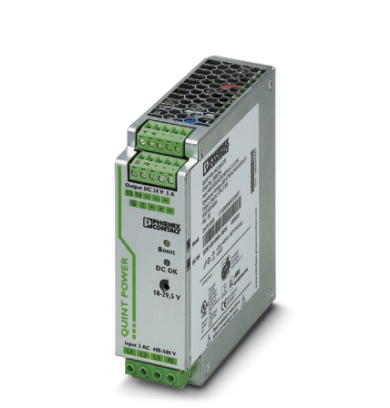 QUINT-PS/3AC/24DC/ 5    Hutschienen-Stromversorgung 24 V DC/5 A, primar getaktet, 3-phasig. Mit der SFB Technology (Selective Fuse Breaking Technology