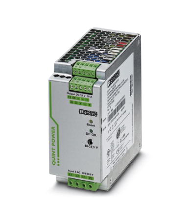 QUINT-PS/3AC/24DC/10    Hutschienen-Stromversorgung 24 V DC/10 A, primar getaktet, 3-phasig. Mit der SFB Technology (Selective Fuse Breaking Technolog