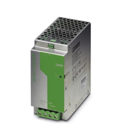 QUINT-BUFFER/24DC/20    Buffer module 24 V DC/20 A, maintenance-free power storage device on a capacitor basis. In the download area, there is a clear