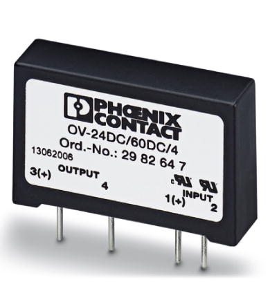 OV-24DC/ 60DC/4    Solid-state relay, for signal amplification and isolation of the control and load