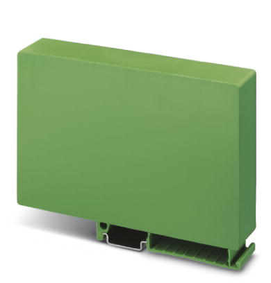 UEG-EU-BE    Electronic housing base element with snap-on foot for mounting on standard top-hat rail, 35 mm wide