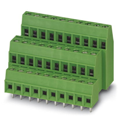 MK3DS 1/ 2-3,81    PC terminal block, Nominal current: 8 A, Nom. voltage: 160 V, Pitch: 3.81 mm, Number of positions: 2, Type of connection: Screw con