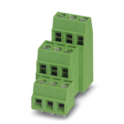 MK3DSN 1,5/ 3-5,08    PC terminal block, Nominal current: 10 A, Nom. voltage: 250 V, Pitch: 5.08 mm, Number of positions: 3, Type of connection: Screw