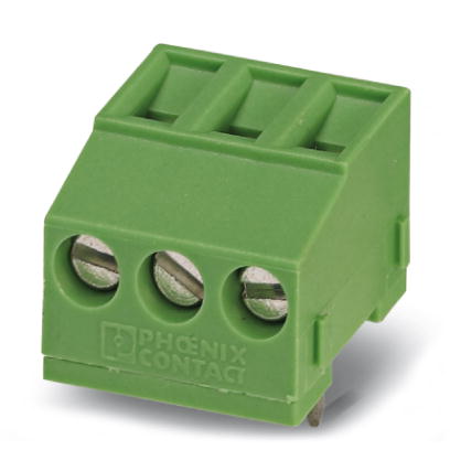 MKDSFW 1,5/ 3    PC terminal block, Nominal current: 17.5 A, Nom. voltage: 250 V, Pitch: 5 mm, Number of positions: 3, Type of connection: Screw conne