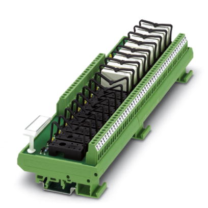 UMK-16 RM 24DC/MKDS VARIOFACE module, for 16 pluggable miniature switching relays or miniature optocouplers, with LED, input voltage 24 V DC