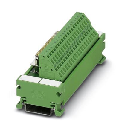 UM 45-D15SUB/B/ZFKDS    VARIOFACE module, with spring-cage connection and D-Subminiature socket strip, for mounting on NS 35/7.5, 15-pos.