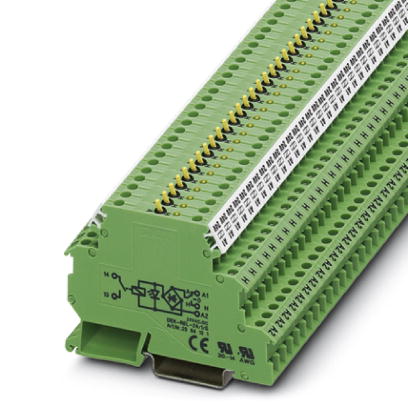 DEK-REL- 24/1/S    Relay terminal block, with soldered-in miniature relays, contact (AgNi+Au): small