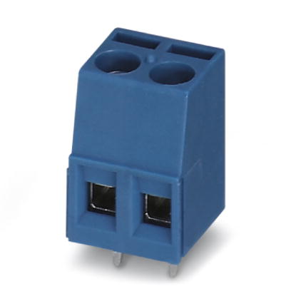 MKDS 1,5/ 3-B-5,08 BU    PC terminal block, Nominal current: 17.5 A, Nom. voltage: 250 V, Pitch: 5.08 mm, Number of positions: 3, Type of connection: