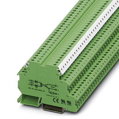 DEK-OE- 12DC/ 48DC/100    Input soptocoupler terminal block, input: 12 V DC, output: 3 - 48 V DC/100