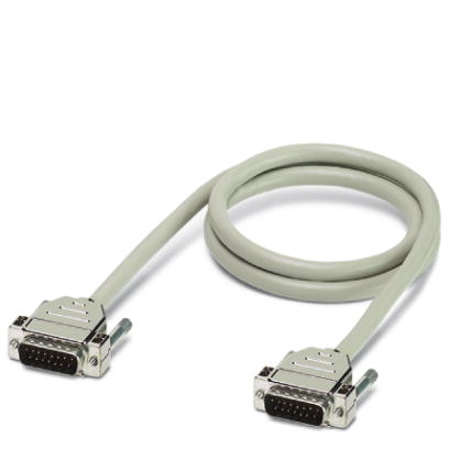 CABLE-D 9SUB/S/S/300/KONFEK/S    Assembled, shielded circular cable, with D-SUB pin strip, 9-pos. from both sides, cable length: 3 m