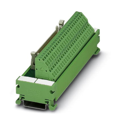 UM 45-FLK26/ZFKDS    VARIOFACE module, with spring-cage connection and flat-ribbon cable plug connector, for mounting on NS 35/7.5, 26-pos.