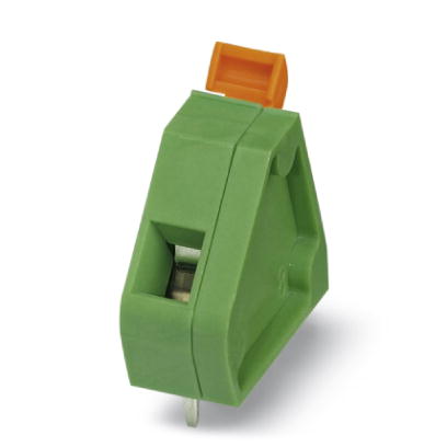 ZFKDSA 1,5-W-7,62    PC terminal block, Nominal current: 16 A, Nom. voltage: 250 V, Pitch: 7.62 mm, Number of positions: 1, Type of connection: Spring