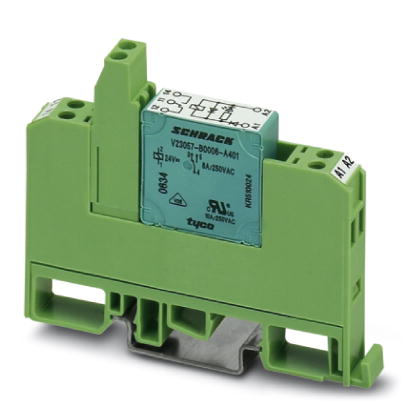 EMG 10-REL/KSR-230/21-LC    Relay module, with soldered-in miniature switching relay, contact (AgCdO