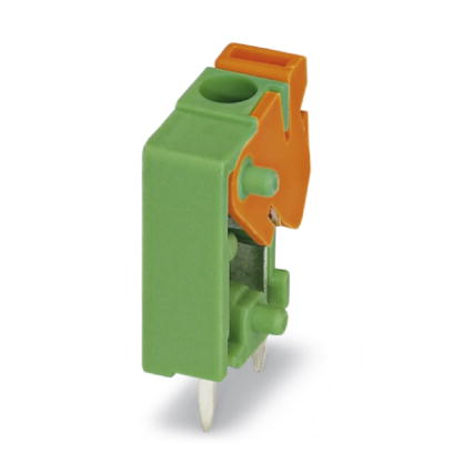 FFKDS/V1-5,08    PC terminal block, Nominal current: 15 A, Nom. voltage: 320 V, Pitch: 5.08 mm, Number of positions: 1, Type of connection: Spring-cag