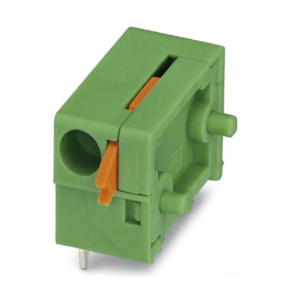 FFKDSA/H2-7,62    PC terminal block, Nominal current: 17.5 A, Nom. voltage: 400 V, Pitch: 7.62 mm, Number of positions: 1, Type of connection: Spring-
