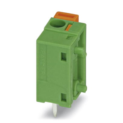 FFKDSA/V1-7,62    PC terminal block, Nominal current: 17.5 A, Nom. voltage: 500 V, Pitch: 7.62 mm, Number of positions: 1, Type of connection: Spring-