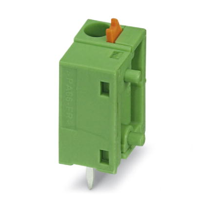 FFKDSA/V2-7,62    PC terminal block, Nominal current: 17.5 A, Nom. voltage: 500 V, Pitch: 7.62 mm, Number of positions: 1, Type of connection: Spring-