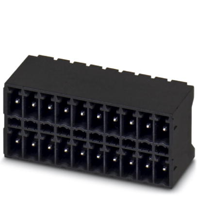 MCDN 1,5/14-G1-3,5 P14THR    Header, Nominal current: 8 A, Nom. voltage: 160 V, Pitch: 3.5 mm, Number of positions: 14, Color: black, Assembly: SMD/TH
