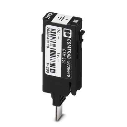 CTM EST    LSA-PLUS grounding plug (COMTRAB CTM) to short circuit and ground potentials in CT-TERMIBLOCK... and disconnect strip CT 10...
