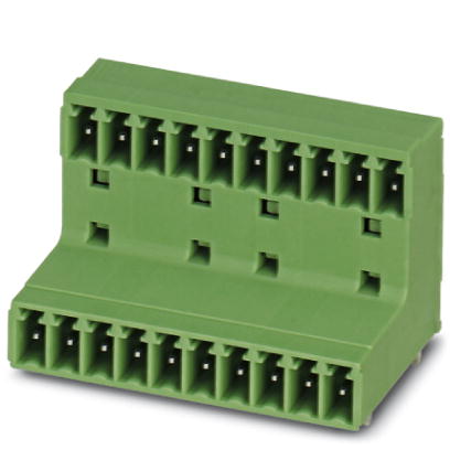 MCD 1,5/11-G-3,81    Header, Nominal current: 8 A, Nom. voltage: 160 V, Pitch: 3.81 mm, Number of positions: 11, Color: green, Assembly: Soldering