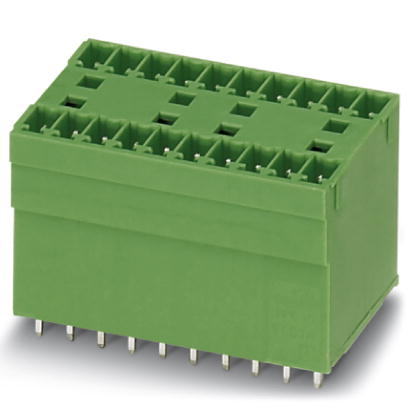 MCDV 1,5/11-G1-3,81    Header, Nominal current: 8 A, Nom. voltage: 160 V, Pitch: 3.81 mm, Number of positions: 11, Color: green, Assembly: Soldering
