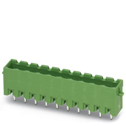 MSTBVA 2,5/ 2-G-RN    Header, Nominal current: 12 A, Nom. voltage: 250 V, Pitch: 5 mm, Number of positions: 2, Assembly: Soldering