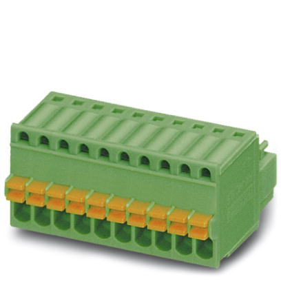 FK-MC 0,5/12-ST-2,5    Plug component, Nominal current: 4 A, Nom. voltage: 100 V, Pitch: 2.5 mm, Number of positions: 12, Connection type: Spring-cage