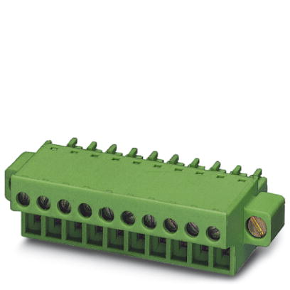 FRONT-MC 1,5/15-STF-3,81    Plug component, Nominal current: 8 A, Nom. voltage: 160 V, Pitch: 3.81 mm, Number of positions: 15, Connection type: Screw