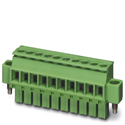 MCVW 1,5/ 9-STF-3,5    Plug component, Nominal current: 8 A, Nom. voltage: 160 V, Pitch: 3.5 mm, Number of positions: 9, Connection type: Screw connec