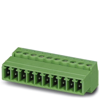 IMC 1,5/10-ST-3,81 AU    Plug component, Nominal current: 8 A, Nom. voltage: 160 V, Pitch: 3.81 mm, Number of positions: 10, Connection type: Screw co