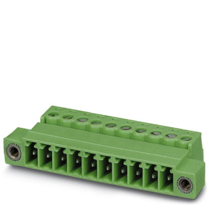 IMC 1,5/ 2-STGF-3,81    Plug component, Nominal current: 8 A, Nom. voltage: 160 V, Pitch: 3.81 mm, Number of positions: 2, Connection type: Screw conn
