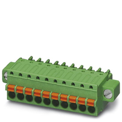 FK-MCP 1,5/ 3-STF-3,5    Plug component, Nominal current: 8 A, Nom. voltage: 160 V, Pitch: 3.5 mm, Number of positions: 3, Connection type: Spring-cag