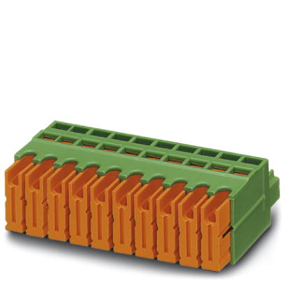 QC 0,5/13-ST-3,81    Plug component, Nominal current: 6 A, Nom. voltage: 320 V, Pitch: 3.81 mm, Number of positions: 13, Connection type: Insulation d