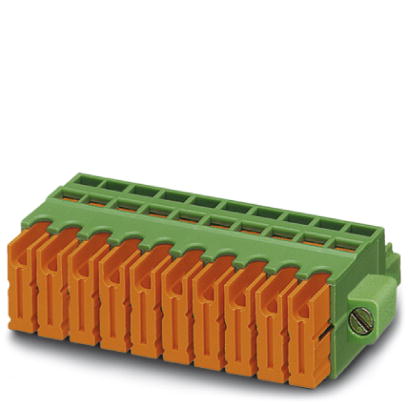 QC 0,5/ 2-STF-3,81    Plug component, Nominal current: 6 A, Nom. voltage: 320 V, Pitch: 3.81 mm, Number of positions: 2, Connection type: Insulation d