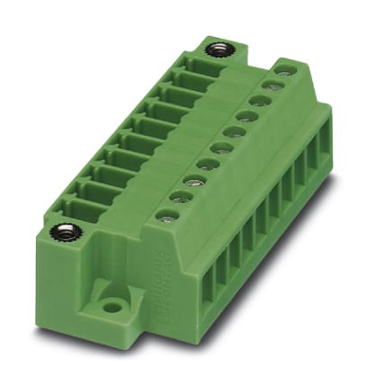 MCVU 1,5/13-GFD-3,81    Plug component, Nominal current: 8 A, Nom. voltage: 160 V, Pitch: 3.81 mm, Number of positions: 13, Assembly: Direct mounting