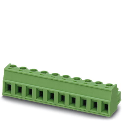 MC 1,5/ 2-ST1-5,08    Plug component, Nominal current: 8 A, Nom. voltage: 250 V, Pitch: 5.08 mm, Number of positions: 2, Connection type: Screw connec